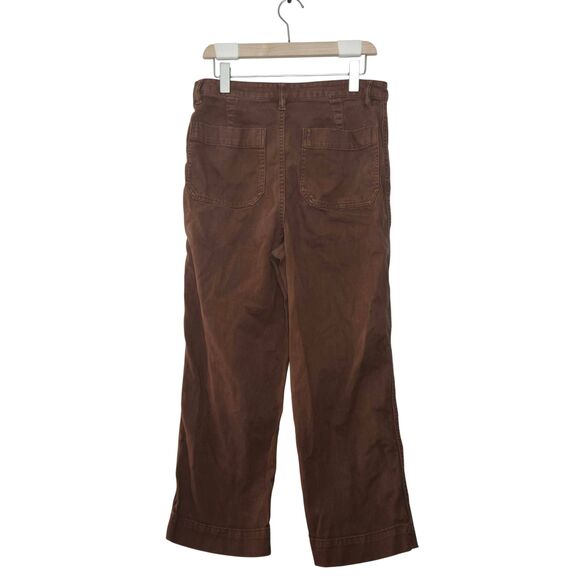 Quince Stretch Cotton Size 30 Wide Leg Crop Pants Women's - Picture 4 of 5